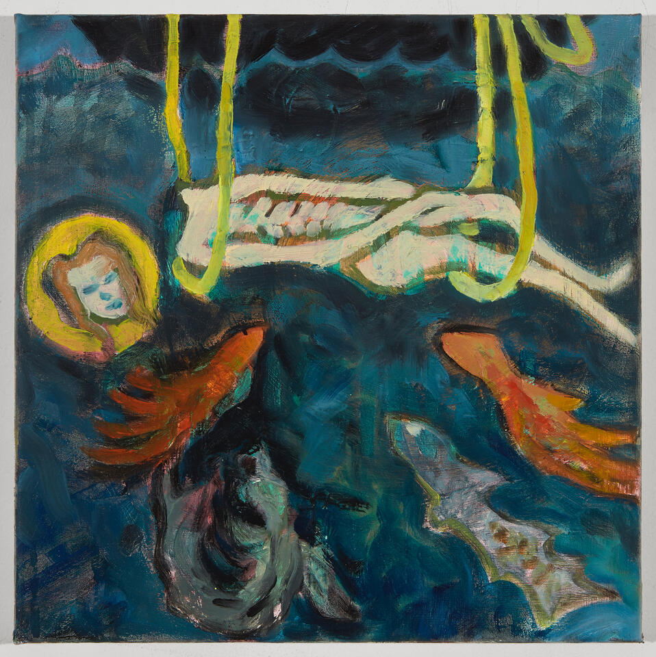 Saint Sebastian, oil on canvas, 2020