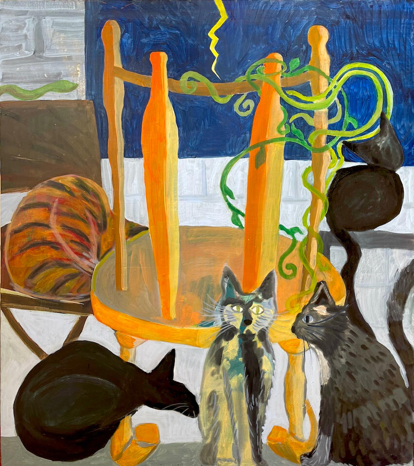 oil on canvas, 2023, 25X22